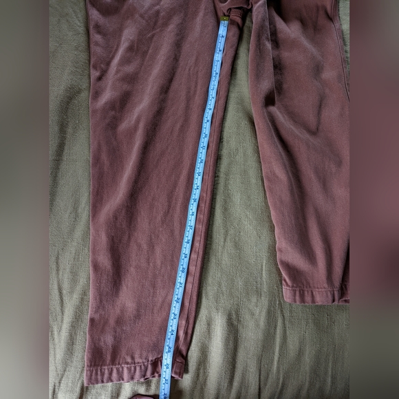 Jungmaven Hemp Button Front Romper in Terra Cotta size Medium - Picture 4 of 8